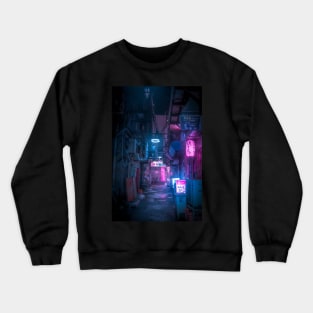 Dark City vibes in Tokyo Crewneck Sweatshirt